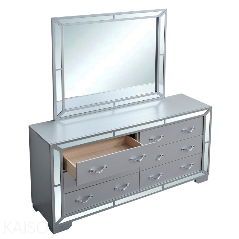 Dresser (Without Mirror) , Silver