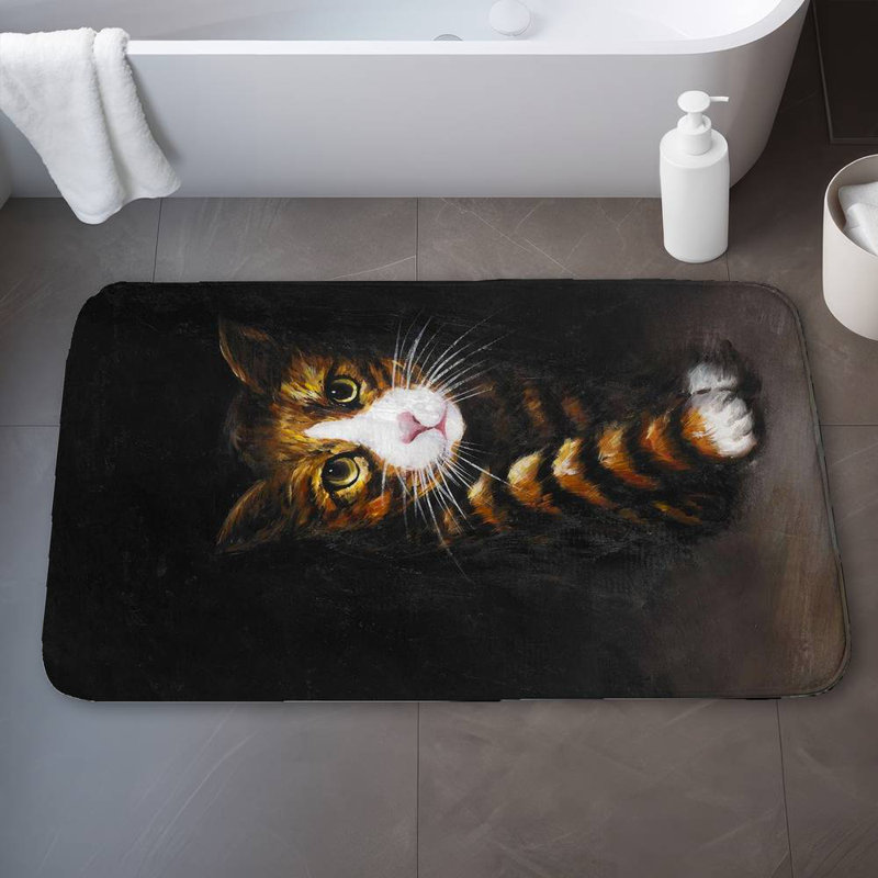 Maytal Microfiber Non-Slip Bath Mat