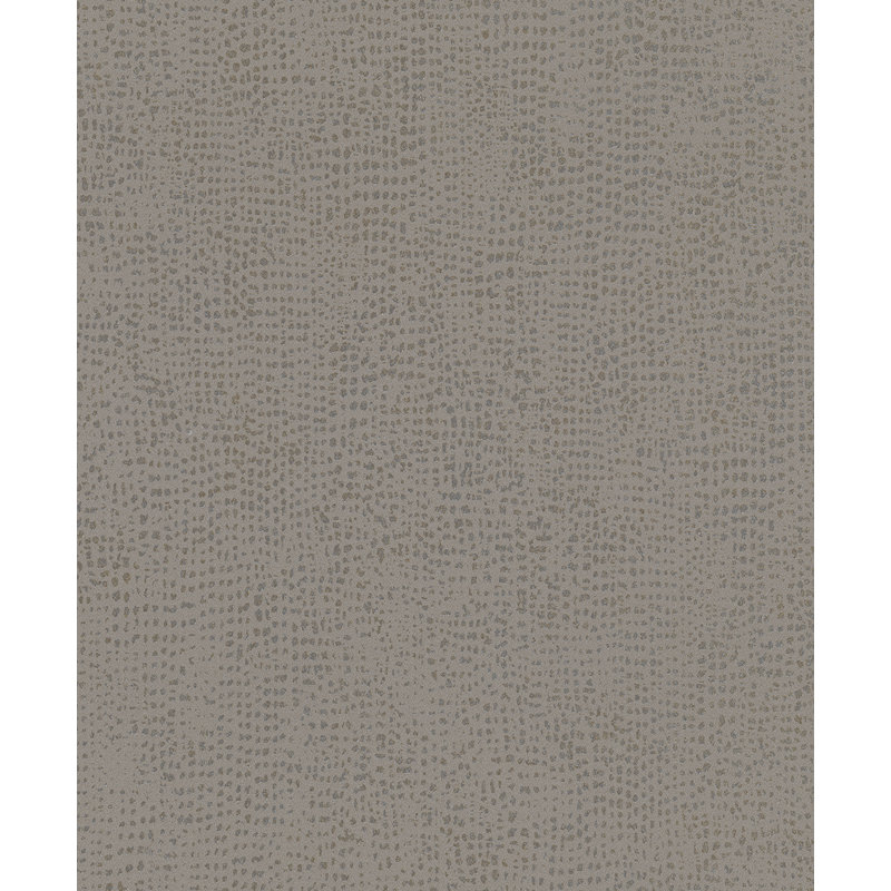 Rouleau de papier peint texturé L 33 pi x l 21 po Alburg, Crème / gris foncé