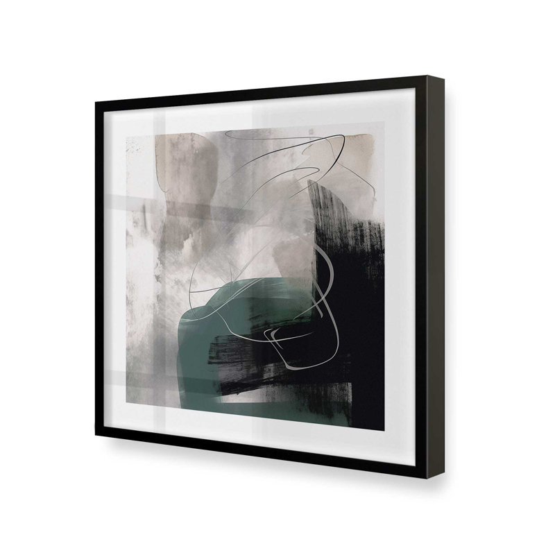 Vortex Vision I, toile, Cadre photo simple noir satiné, H 13,5 po x l 13,5 po