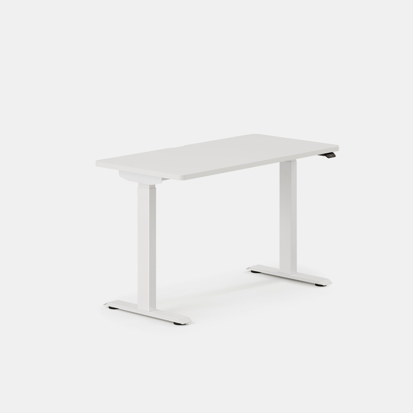 Duo 58" Standing Desk, White, 47.3" H x 48" W x 24" D, White