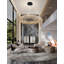 Sureya 1 - Light Stainless Steel LED Crystal Pendant