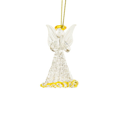 2.5'' Handmade Glass Angels Hanging Figurine Ornament