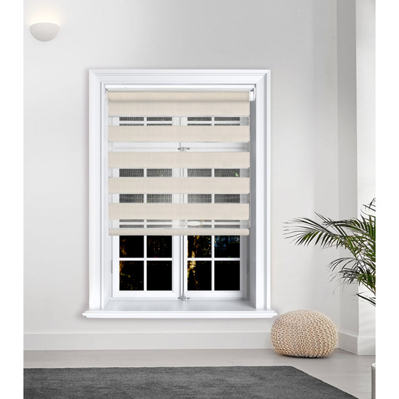 Roller Shade, Cream, 60"W x 165"L