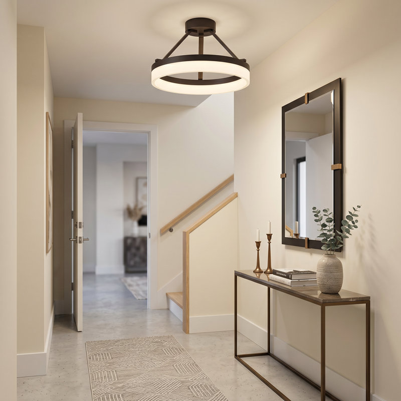 Danica Acrylic LED Semi Flush Mount