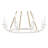 Evanelle 8 - Light Dimmable Wagon Wheel Chandelier