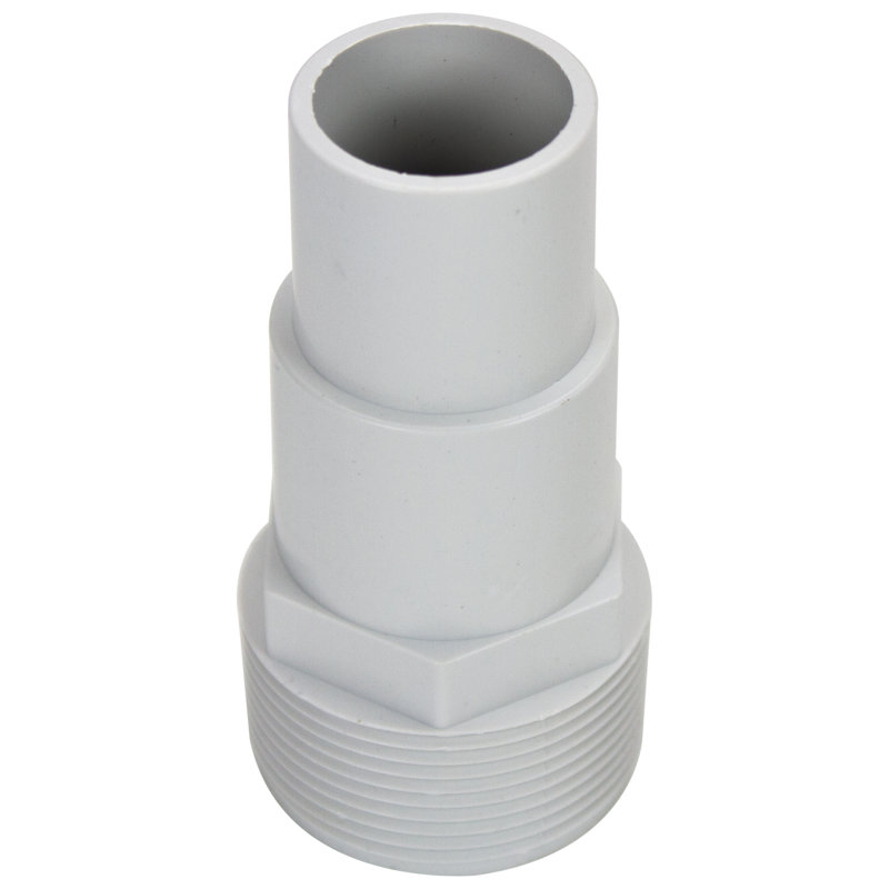 Adaptateur de tuyau fileté 4 "blanc pour piscine ou spa