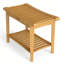 Chaise de douche, banc de douche en bois imperméable, tabouret de douche ergonomique avec tablette de rangement pour salle de bain spa-1095271465
