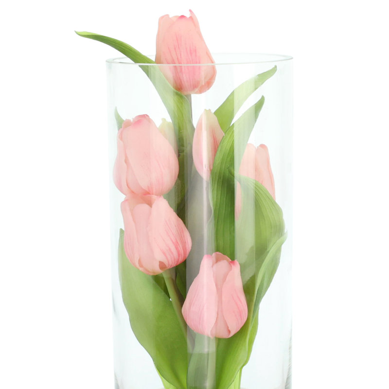 Tulips Arranged in a Glass Vase