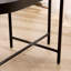 Table d'appoint à 2 niveaux avec rangement, canapé et table de bout en bois