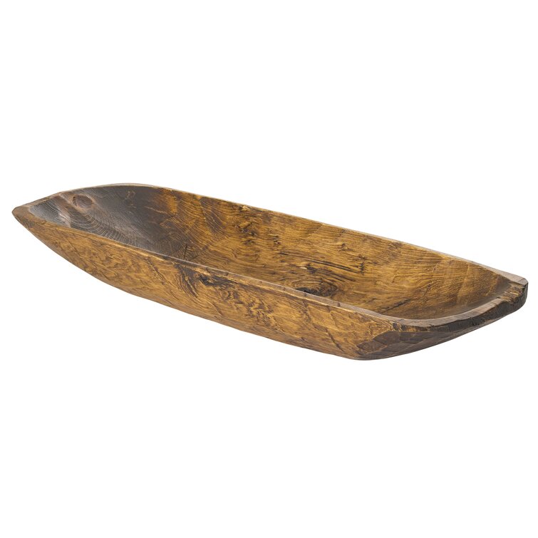 Wooden Dough Bowl, Home Decor