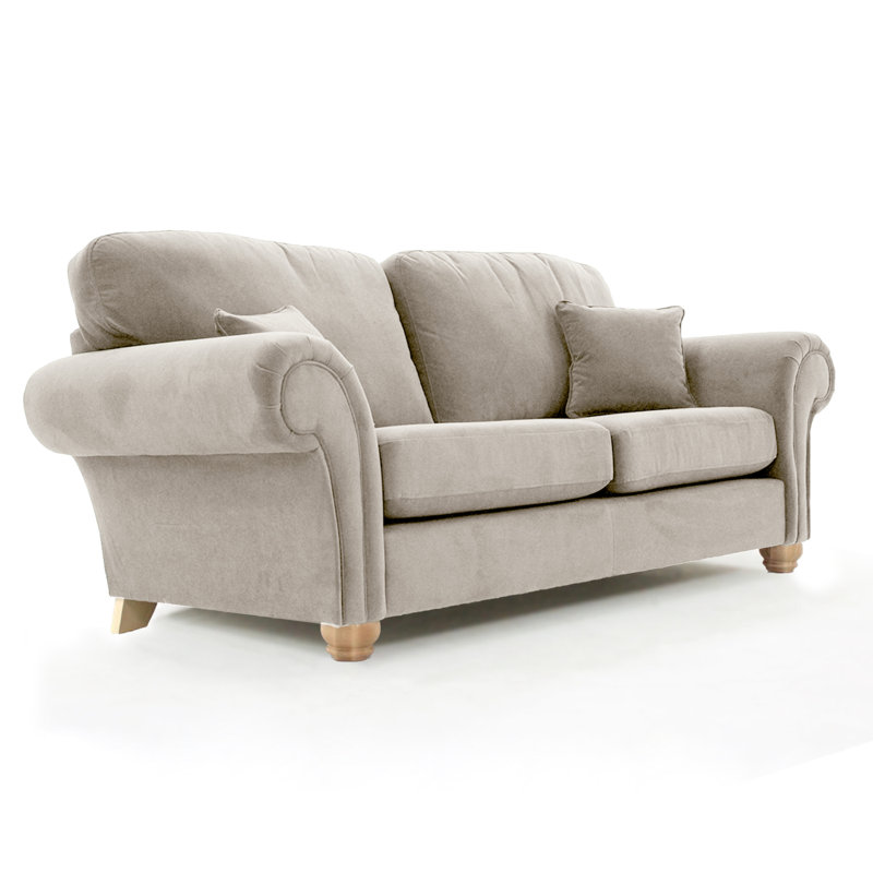 Foreston 2 Seater Velvet Sofa, Mink