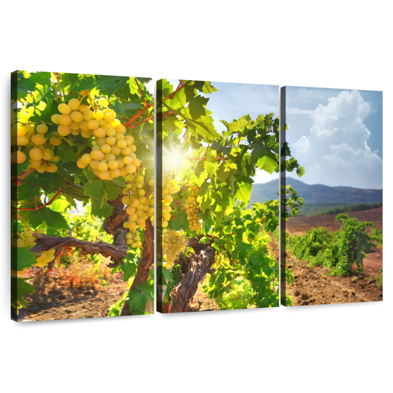 Luminous Grape Vine, 24" H x 38" W