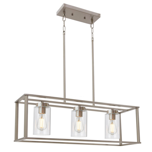 17 Stories Laga 3 - Light Kitchen Island Pendant & Reviews | Wayfair