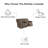 Manual Reclining Loveseat With Middle Console - Corduroy Upholstery, Dual Cup Holders, Split-Back Design-361138525