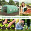 Serre de 11,5 pi x 10 pi x 7 pi avec construction galvanisée, plantes en treillis de ventilation froide de 11,5 pi x 10 pi x 7 pi, acier, offrant une protection idéale pour les plantes