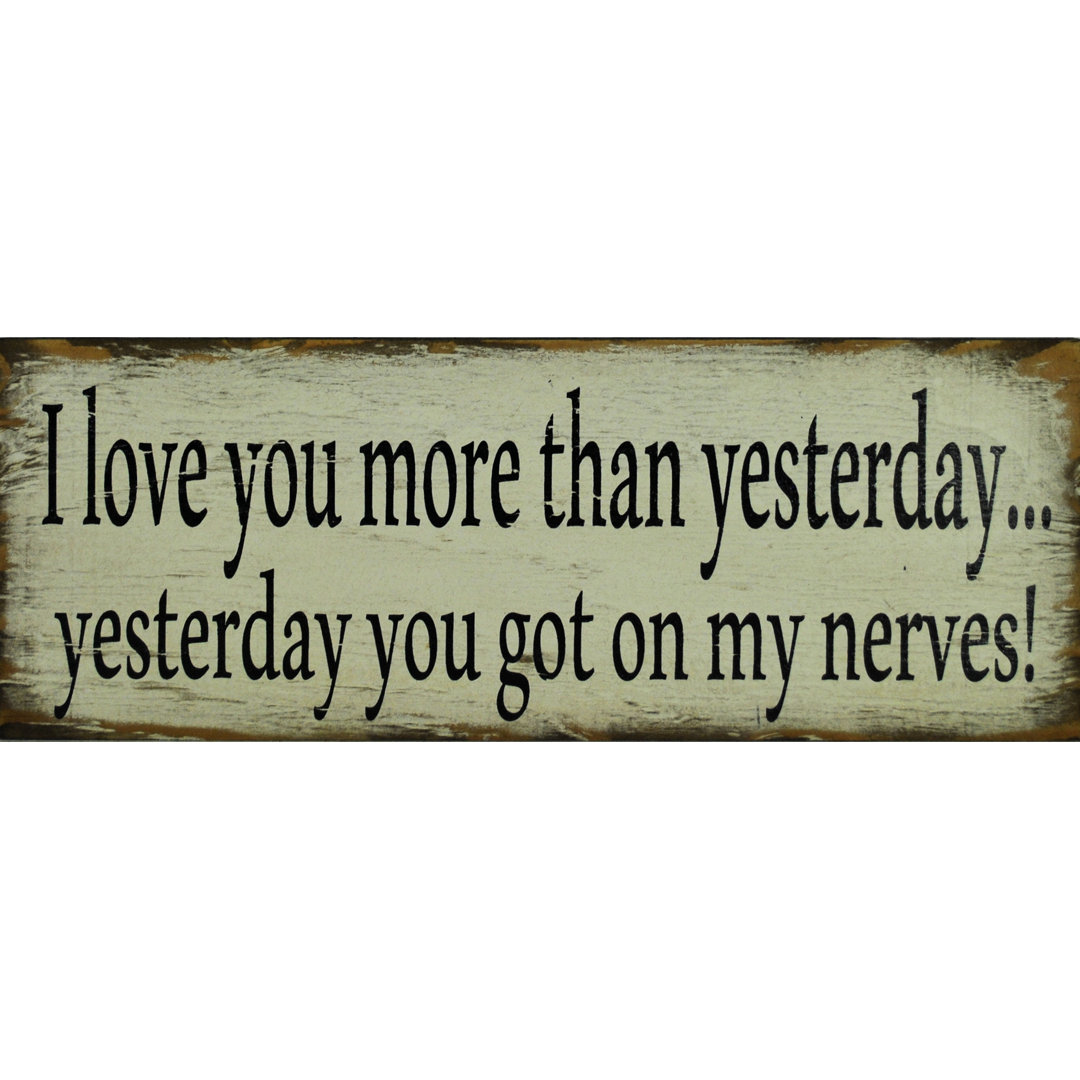 Zayan Text & Numbers Box Signs & Plaques Winston Porter