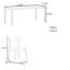 Ensemble de tables multifonctionnelles entièrement en bois massif-106226051