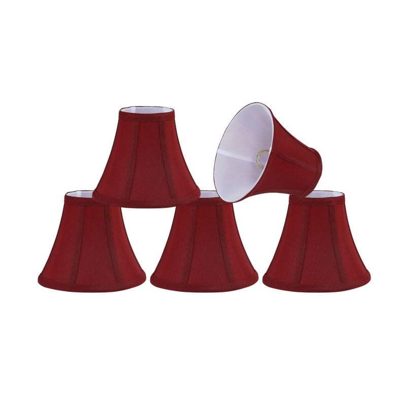 Abat-jour cloche en Similisoie en soie de 5 po (attache), Rouille
