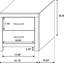 Table de chevet 2 tiroirs Oak-1364243845