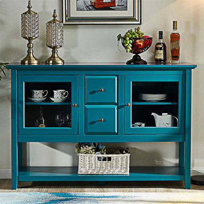 Modern Sideboard Storage with Adjustable Shelves