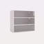 White Glass Door Shoe Box Shoe Storage Cabinet With RGB Led Light