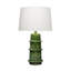 Saturn Ceramic Table Lamp with Linen Shade