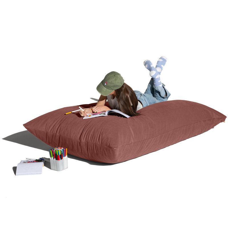 Méridienne avec coussin Wood, Velours rose