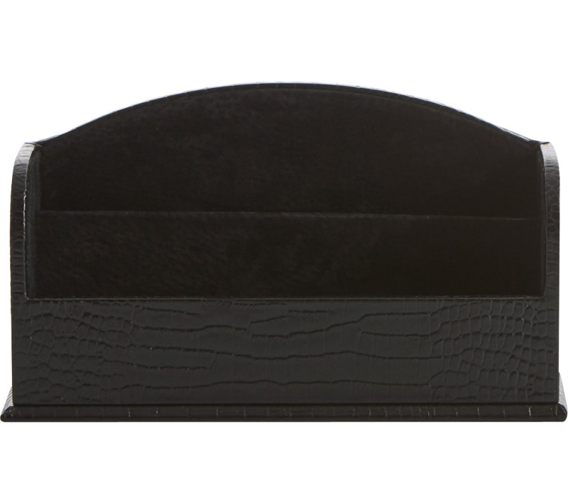 Porte-lettres en cuir Arispe Croco