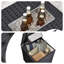 Ensemble de canapé modulaire d'extérieur 4 pièces de qualité supérieure - Osier en polyéthylène toutes saisons avec coussins lavables et seau à glace intégré-1592530439-1592530435