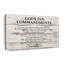 God Ten Commandments, reproduction sur toile-1072858695