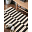 Donna Wool Rug by Hanse Home - Natural Living Room Rug, Handwoven & Eco-Friendly, Geometric Stripe Design for Living Room, Bedroom, Hallway-118256135