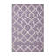 Machine Washable Trellis Pink Area Rug-1826392250