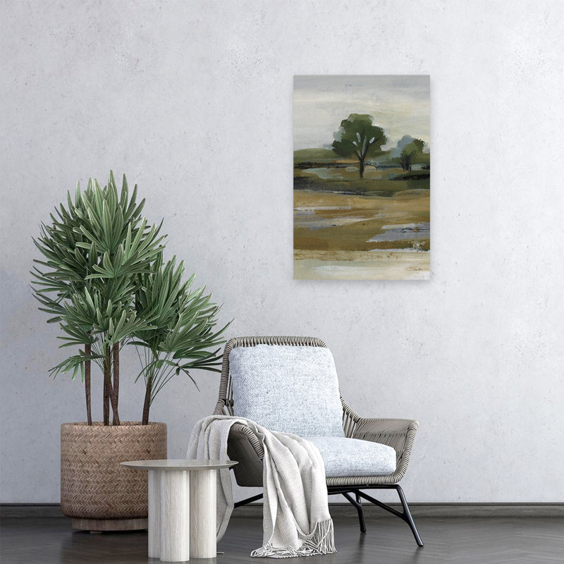 Cool April Day - Abstract April - brun noir, H 24 po x l 16 po