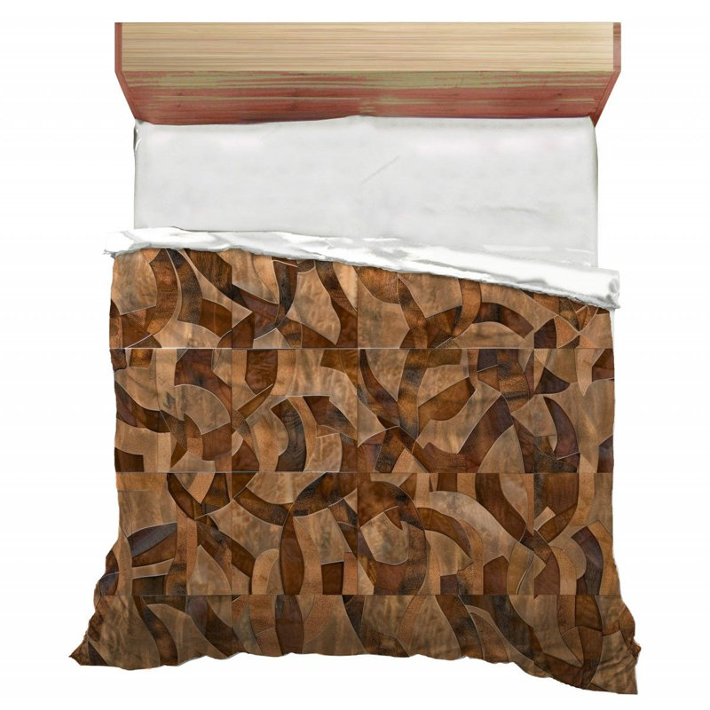 Trendy Floral Plush Microfiber / Polyester Comforter, King Comforter
