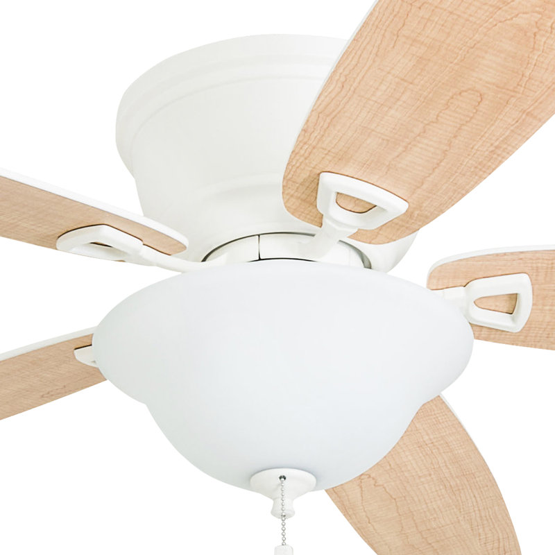 Ventilateur de plafond d'intérieur à DEL 52 po Glen Alden, Blanc