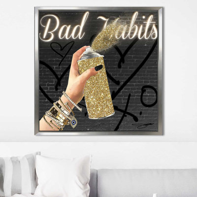 Bad Habits (Square) par By Jodi - impression