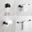 Cubic 5 - Piece Bathroom Hardware Set-58850954