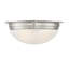 Plafonnier encastré bol simple à 2 lumières en nickel satiné-1922380622-1922380621