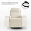 Fauteuil inclinable et pivotant Pancu de 26,5 po Pancu-99840955