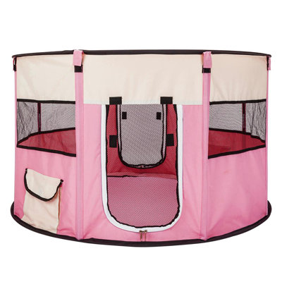 Panel Fabric Exercise Pen With Door