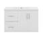 Ensemble de meuble-lavabo mural 36 po avec lavabo 36 po, armoire de rangement flottante moderne avec 2 tiroirs-860223794