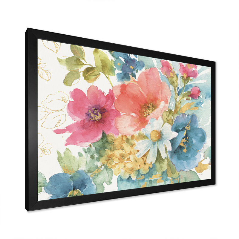 « my french jardin »-cadre photo sur toile, H 20 po x l 20 po x P 1 po, Cadre noir