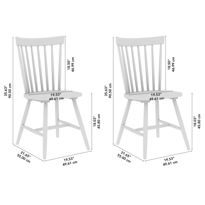 Chaises de salle à manger Sterling, Blanc