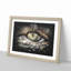 Crocodile Eye - Framed Print-56917295-56917298