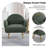 Bendetta Easy to Assemble Modern Single Sofa Chair - Ergonomic Sherpa Fabric with Soft Sponge & S Spring, Curved Armrest Design, Minimalist Style for Living Room or Bedroom, Durable Solid Wood Frame Supports 250 lbs （Set of 2）-451354166