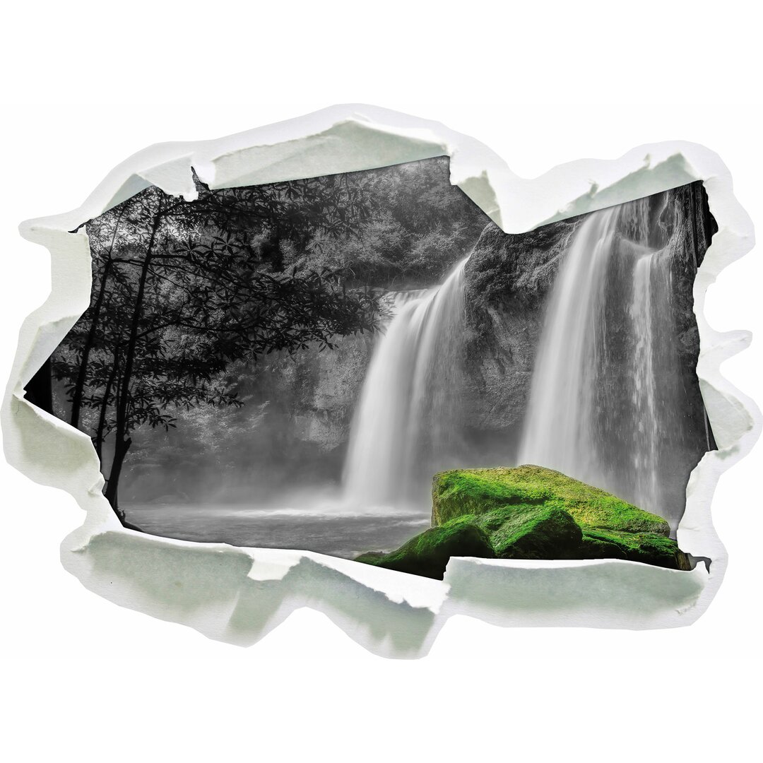 Fantastischer Wasserfall im Dschungel Wandsticker