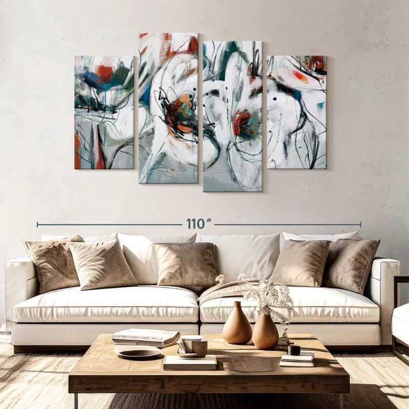 Avery Winter Dance, 54" H x 84" W