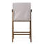 Lizzie - Ensemble de 2 chaises de comptoir modernes en tissu