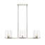 Lustre linéaire moderne à 6 lumières de style bougie Catosha-145901021